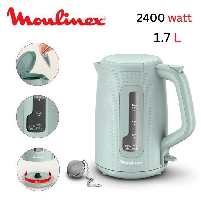Bouilloire Électrique TEFAL KO140BE0 1.5Litre 1500W - Gris Clair